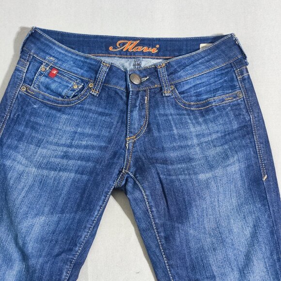 Mavi Jeans women's size 26/34 ink blue Serena Low rise super skinny stretch - Picture 2 of 15
